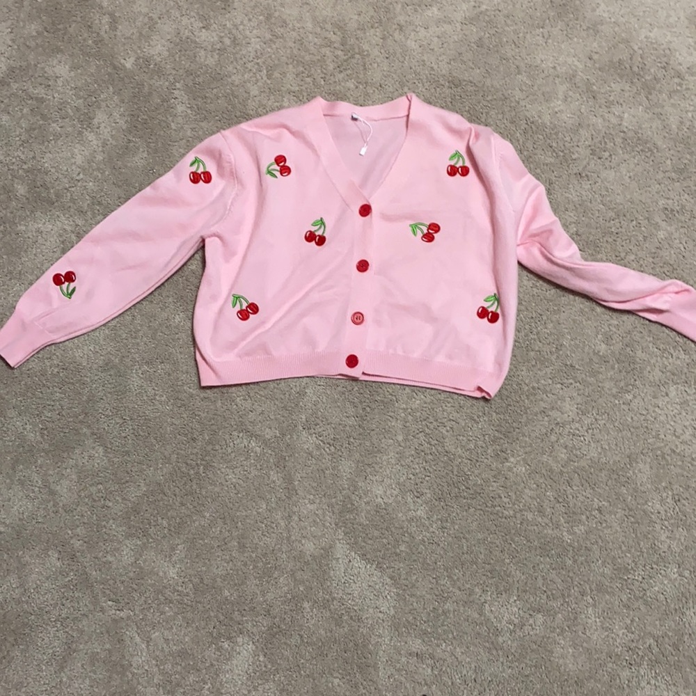 Amazon cropped sweater. Size large.
